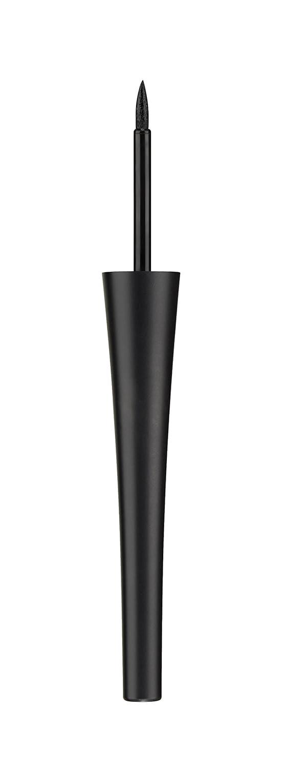 wet n wild H2O Proof Liquid Eyeliner, Waterproof & Smudge-Proof, Long-Lasting Definition, Precise Brush Applicator, Cruelty-Free – Dark Brown(Black(Carded))