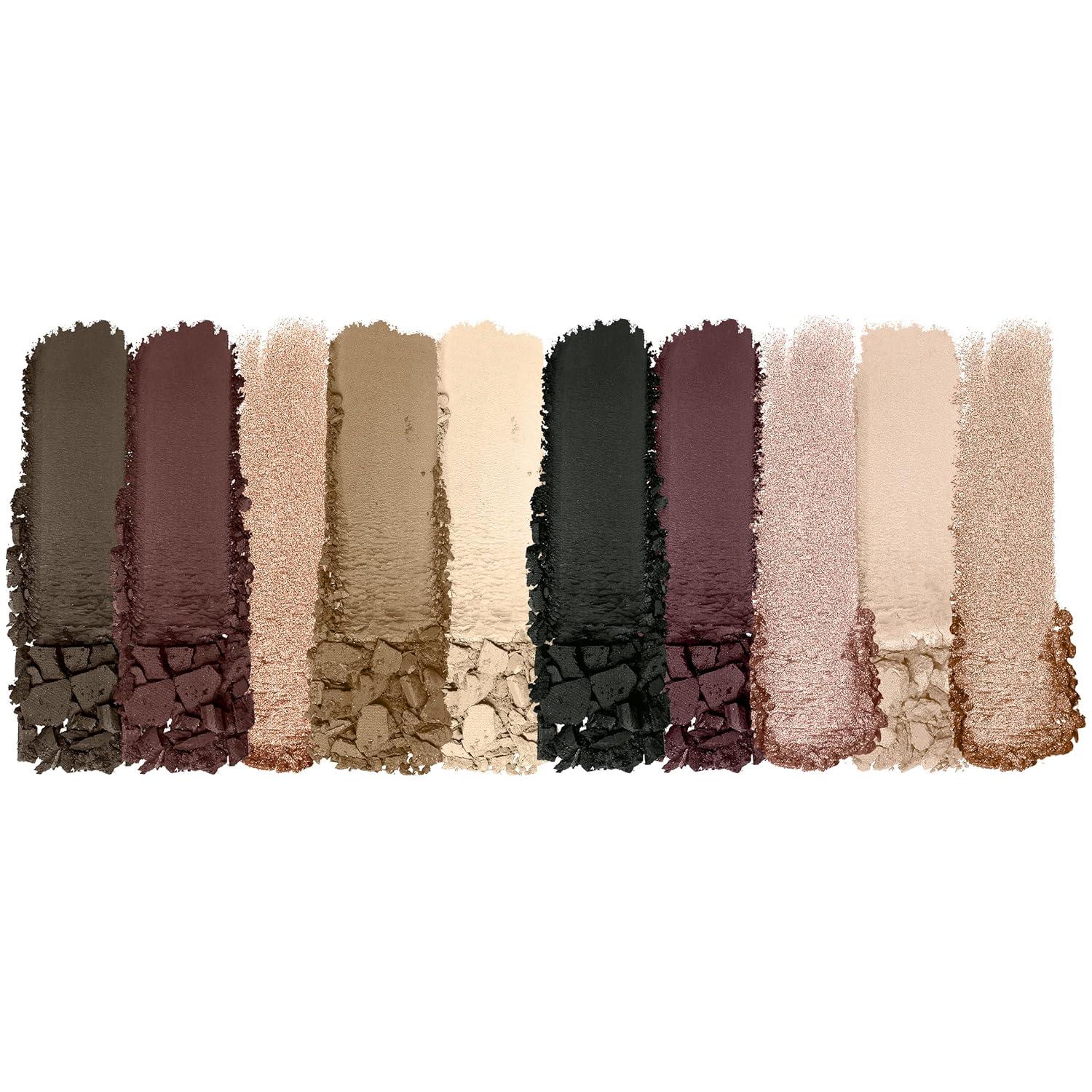 wet n wild Color Icon 10-Pan Eyeshadow Makeup Palette, Brown Nude Awakening, Long Lasting, Shimmer, Metallic, Glittery, Matte, Rich Smooth Pigment, Cruelty Free