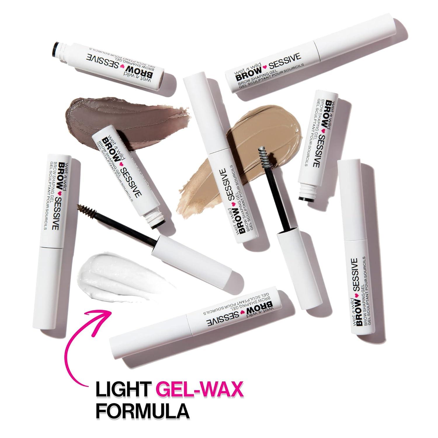 wet n wild Brow-Sessive Eyebrow Shaping Makeup Gel Blonde(Clear/Brown)