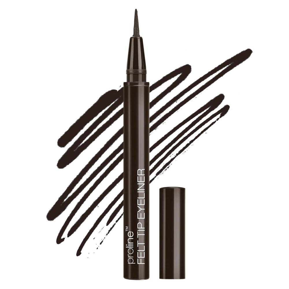 wet n wild Proline Felt Tip Eyeliner Dark Brown,.017z(Dark Brown)