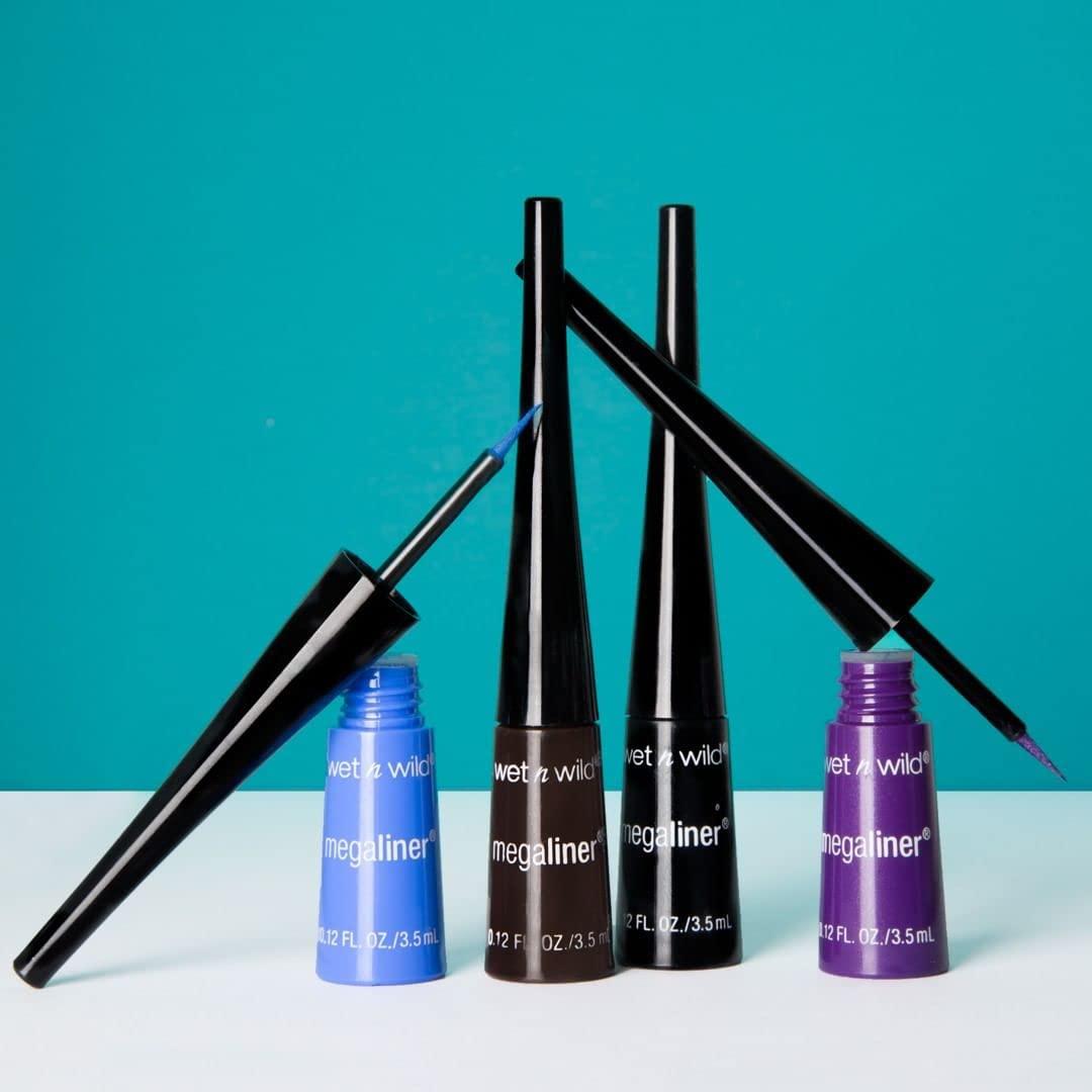 wet n wild MegaLiner Liquid Eyeliner – Black(Metallic Brown)