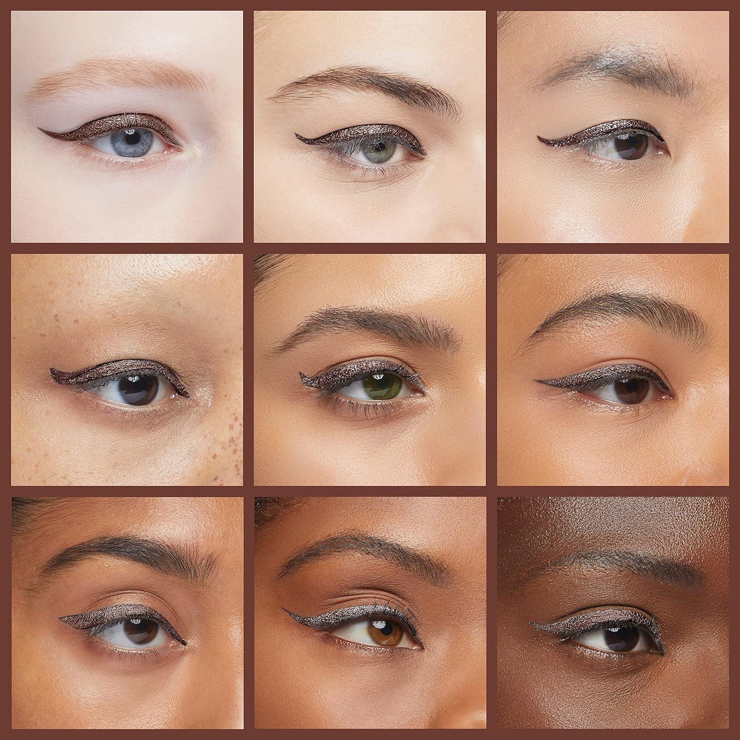 wet n wild MegaLiner Liquid Eyeliner – Black(Metallic Brown)