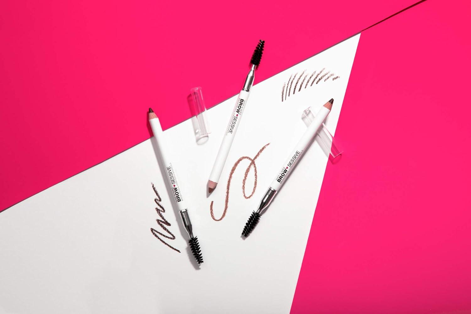 wet n wild Brow-Sessive Brow Pencil, Ultra-Precise Dual Ended Spoolie Brush for Perfect Buildable Blendable Shaping, Natural Lasting Shades for Every Brow, Cruelty-Free & Vegan – Dark Brown(Packaged)(Medium Brown(Packaged))
