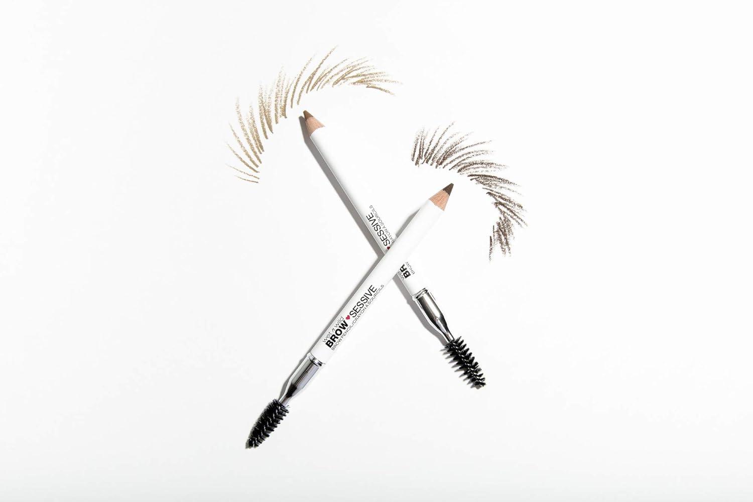 wet n wild Brow-Sessive Brow Pencil, Ultra-Precise Dual Ended Spoolie Brush for Perfect Buildable Blendable Shaping, Natural Lasting Shades for Every Brow, Cruelty-Free & Vegan – Dark Brown(Packaged)(Medium Brown(Packaged))