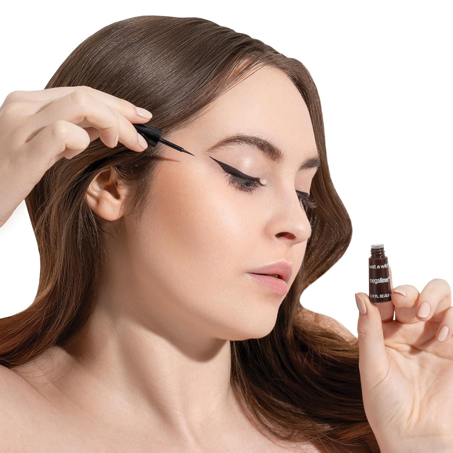 wet n wild MegaLiner Liquid Eyeliner – Black(Cosmic Black)