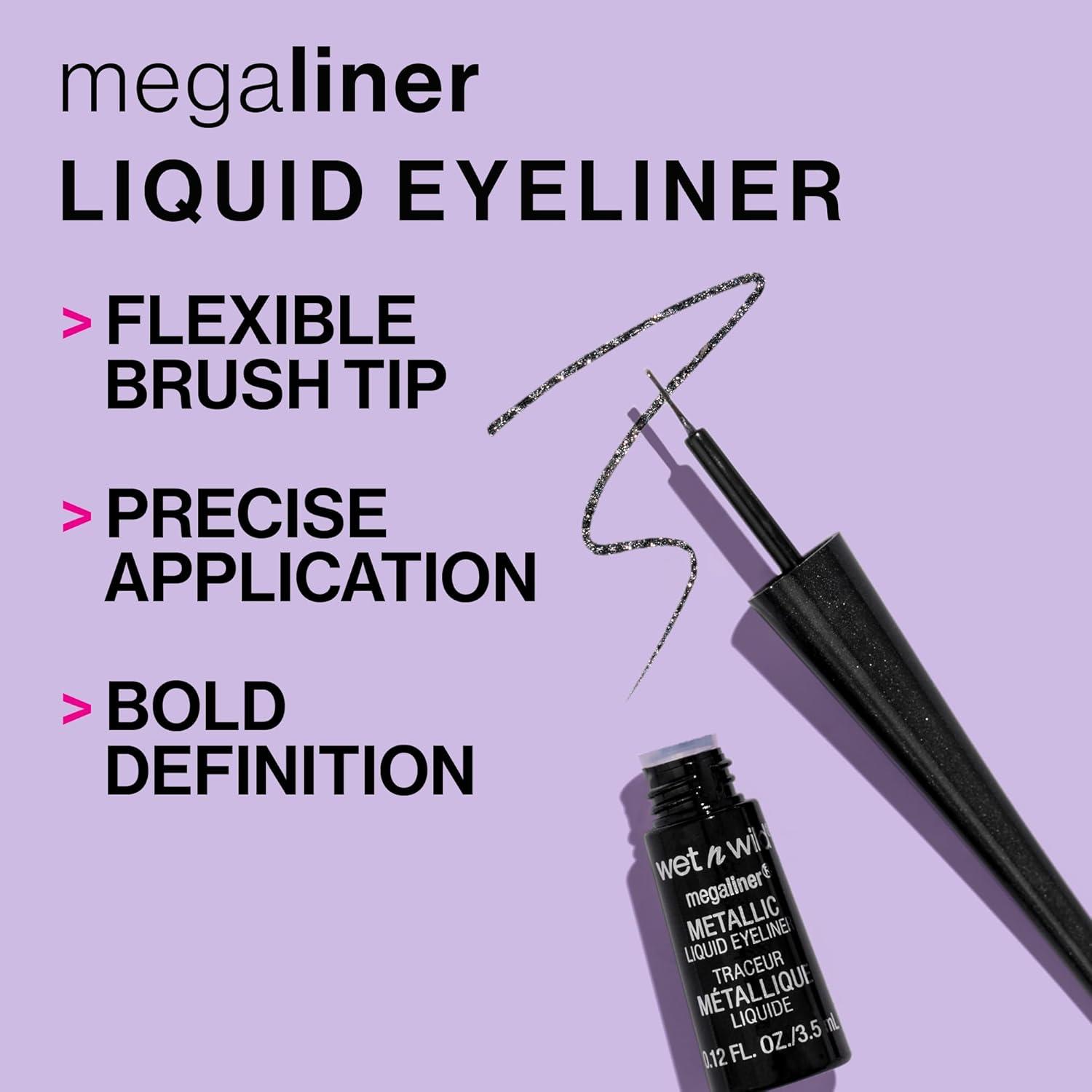 wet n wild MegaLiner Liquid Eyeliner – Black(Cosmic Black)