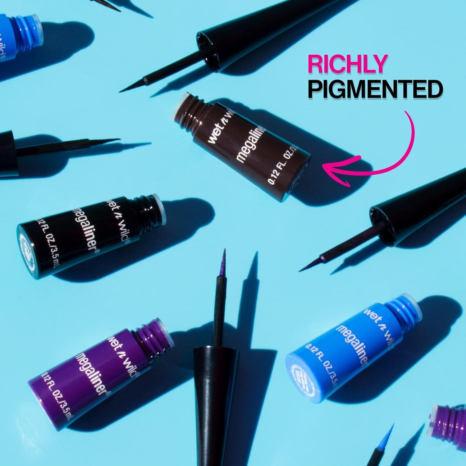 wet n wild MegaLiner Liquid Eyeliner – Black(Cosmic Black)