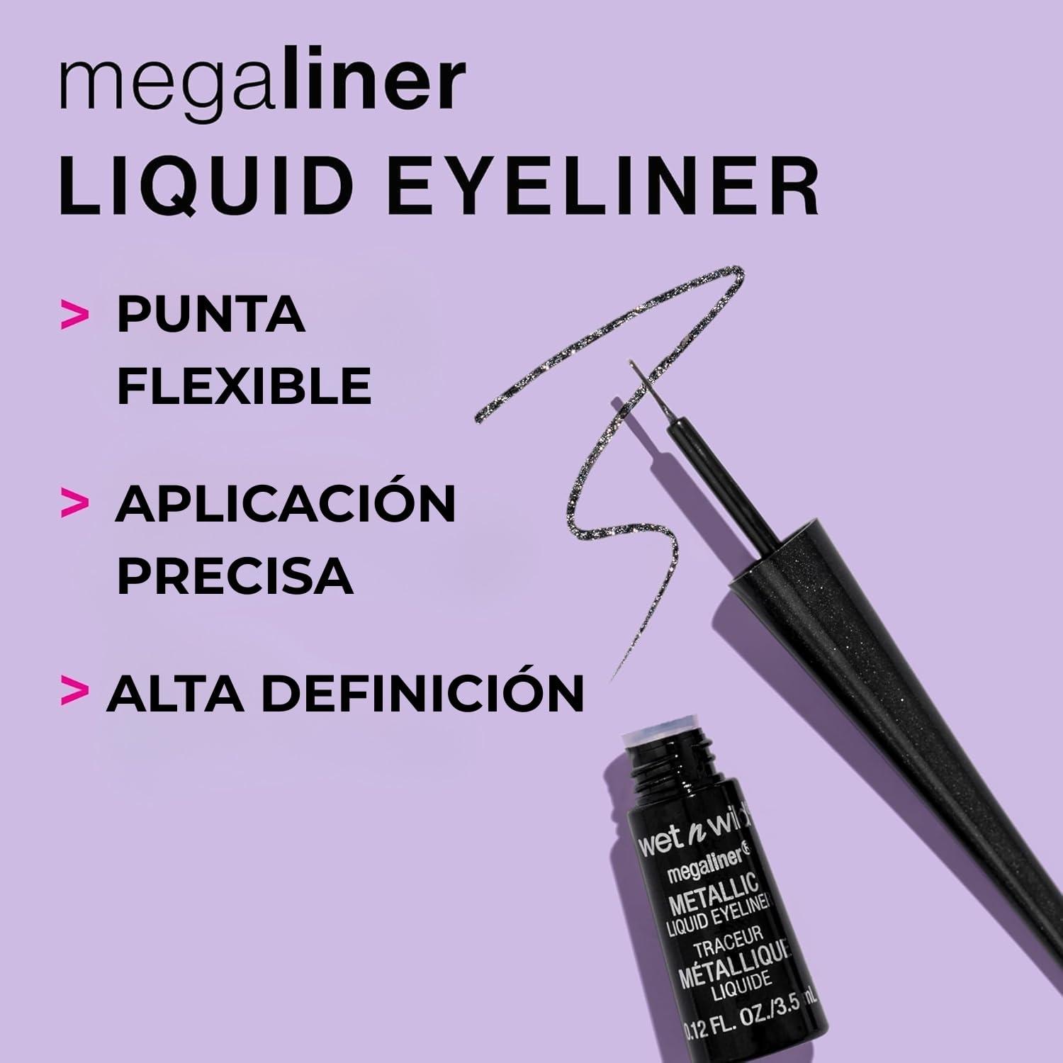 wet n wild MegaLiner Liquid Eyeliner – Black(Cosmic Black)