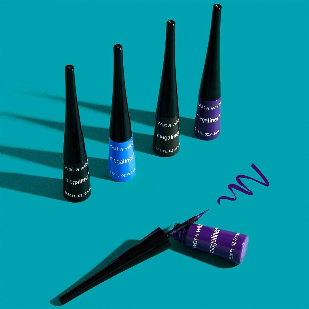 wet n wild MegaLiner Liquid Eyeliner – Black(Cosmic Black)