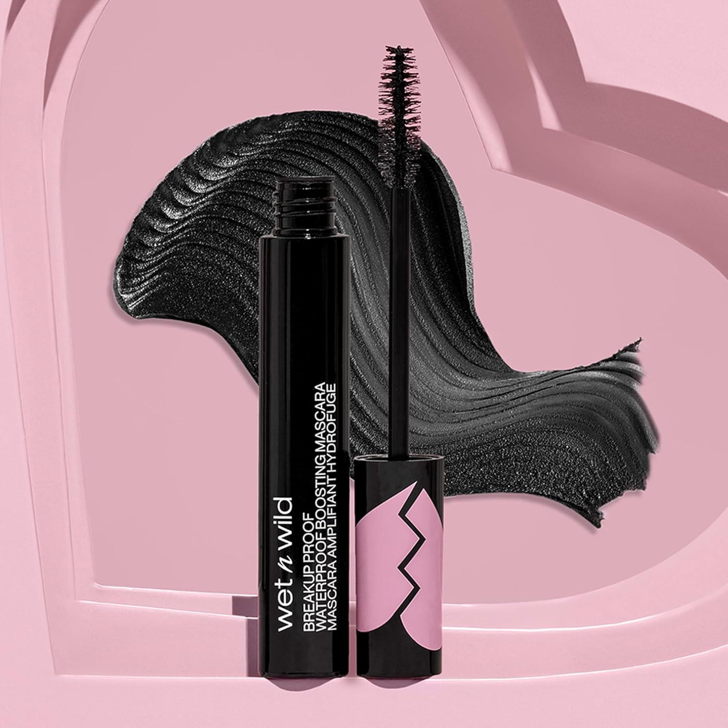 wet n wild Breakup Proof Mascara – Volumizing, Conditioning, Lengthening, Thickening, Waterproof, Smudge-Proof, Non-Clumping, Cruelty-Free & Vegan – Multicolor