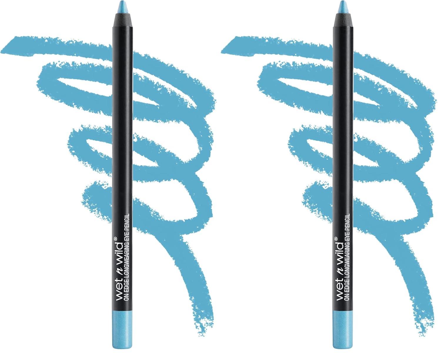 wet n wild Eyeliner Pencil On Edge Longwearing Eye Liner, Long Lasting, Smudge Proof, Fade Resistant, Highly Pigmented, Creamy Smooth Soft Gliding, Shock Therapy, Pink(Sapphire and Ice)