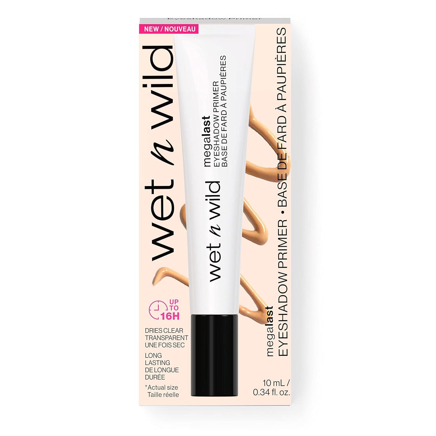 wet n wild Megalast Eyeshadow Primer, lightweight formula, inflused with Vitamin E(0.03 Ounce (Pack of 2))
