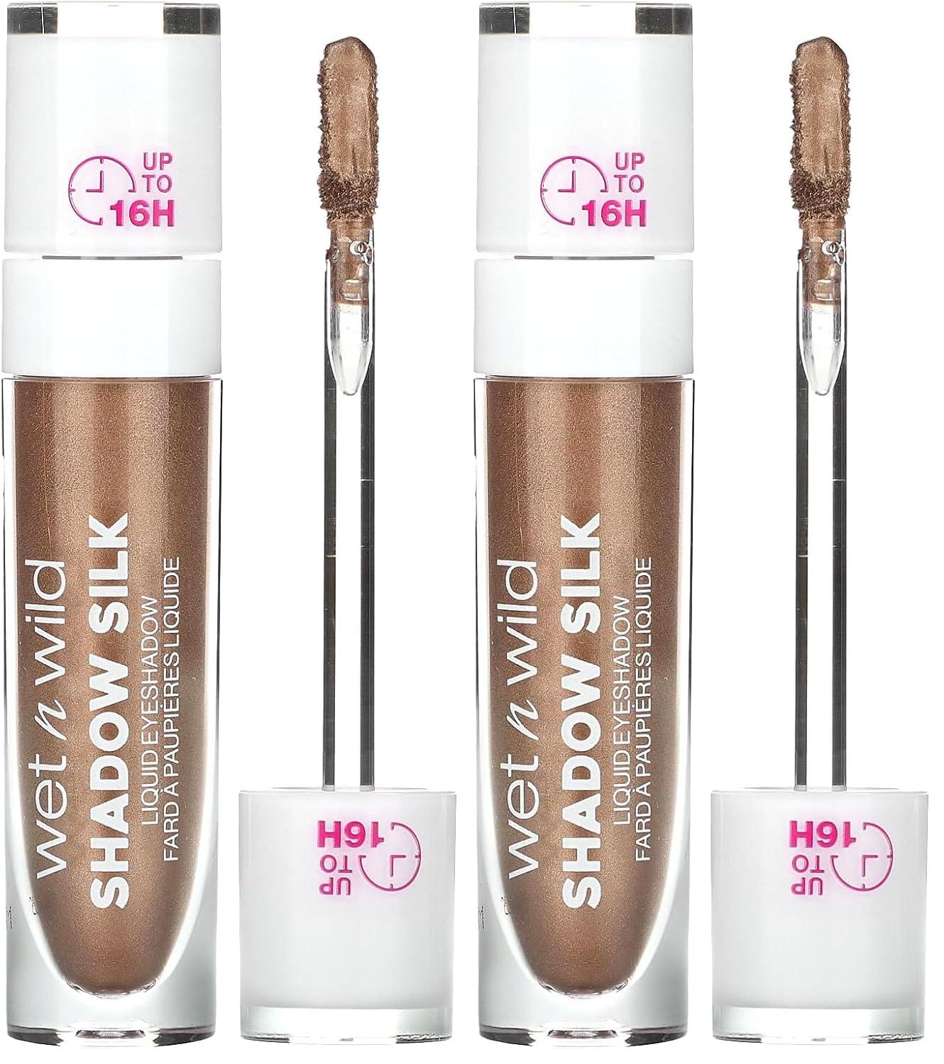 wet n wild Shadow Silk Liquid Eyeshadowmauve Over Pink(Bronze Digger)