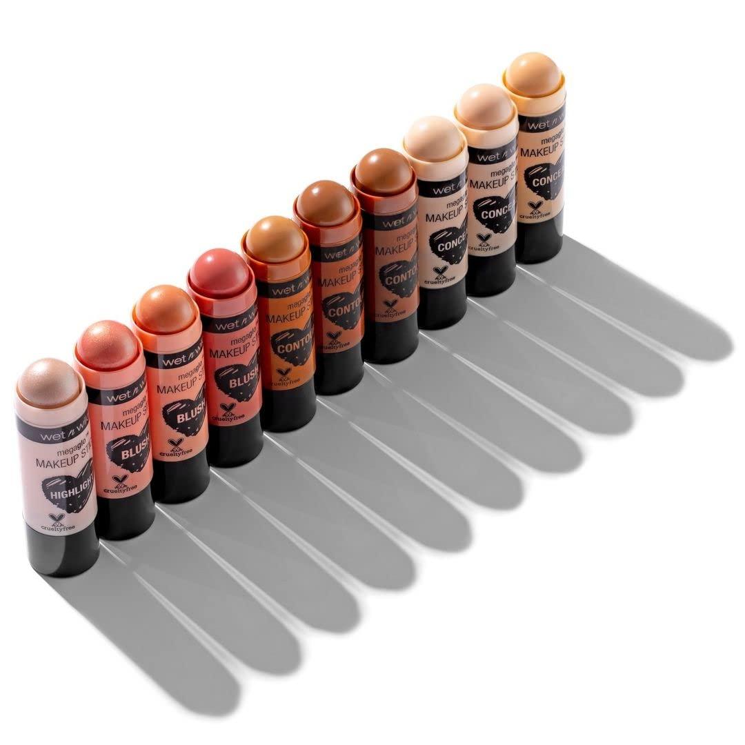 wet n wild MegaGlo Makeup Stick, Buildable Color, Versatile Use, Cruelty-Free & Vegan – Where’s Walnut(When the Nude Strikes)