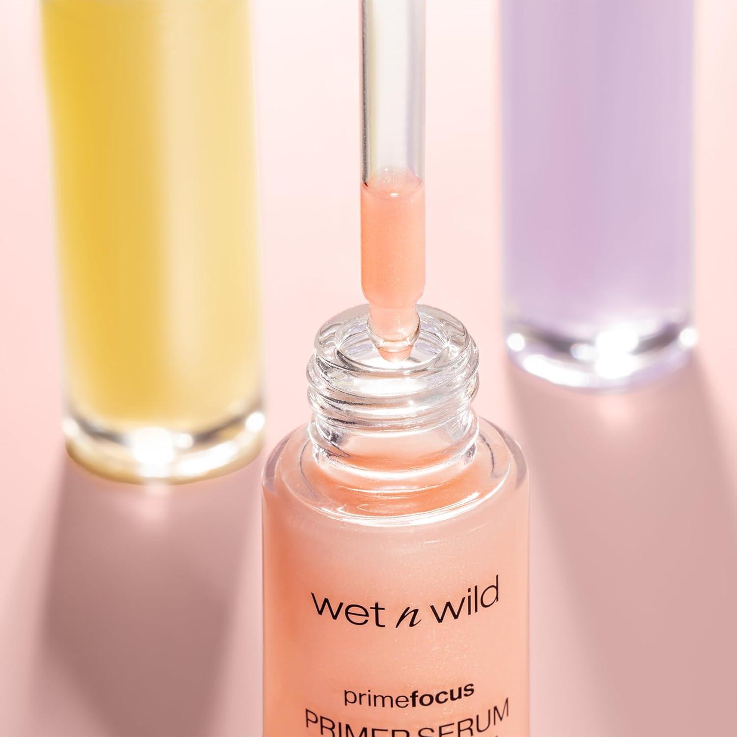 wet n wild Prime Focus Facial Serum Primer Makeup Extending, Hydrating Face Skin Care Product, Reduces Fine Lines And Wrinkles, For Repairing Dry Skin, Retinol Alternative(Orange)