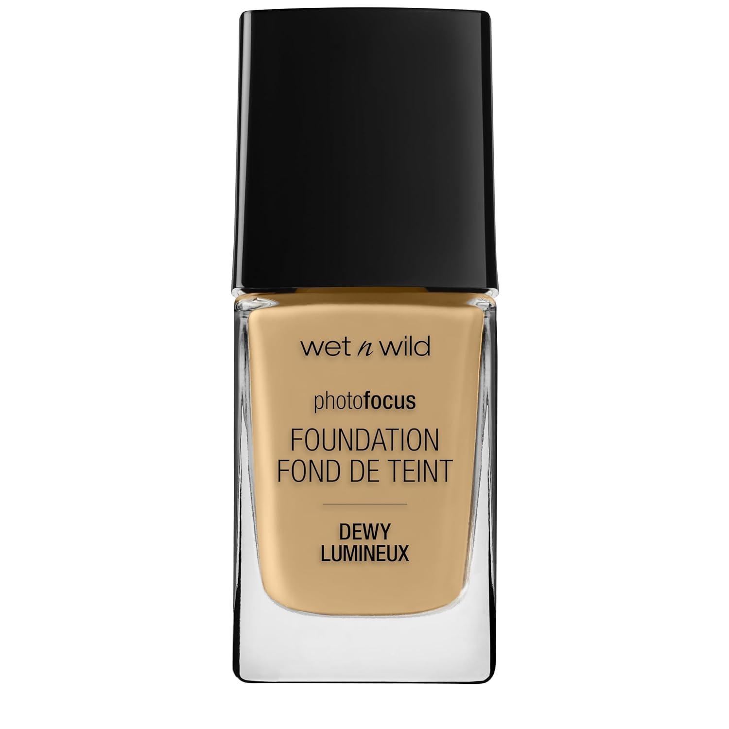 wet n wild Photo Focus Dewy Liquid Foundation Makeup, Soft Beige (Packaging May vary)(Cream Beige)