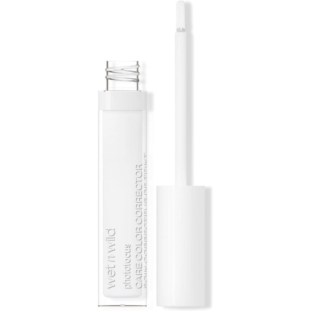 wet n wild Photo Focus Care Color Corrector, Tea Tree Extract-Infused, Seamlessly Buildable for All Skin Types, Lightweight Formula for Flawless Correction, Vegan & Cruelty-Free – Green(White)