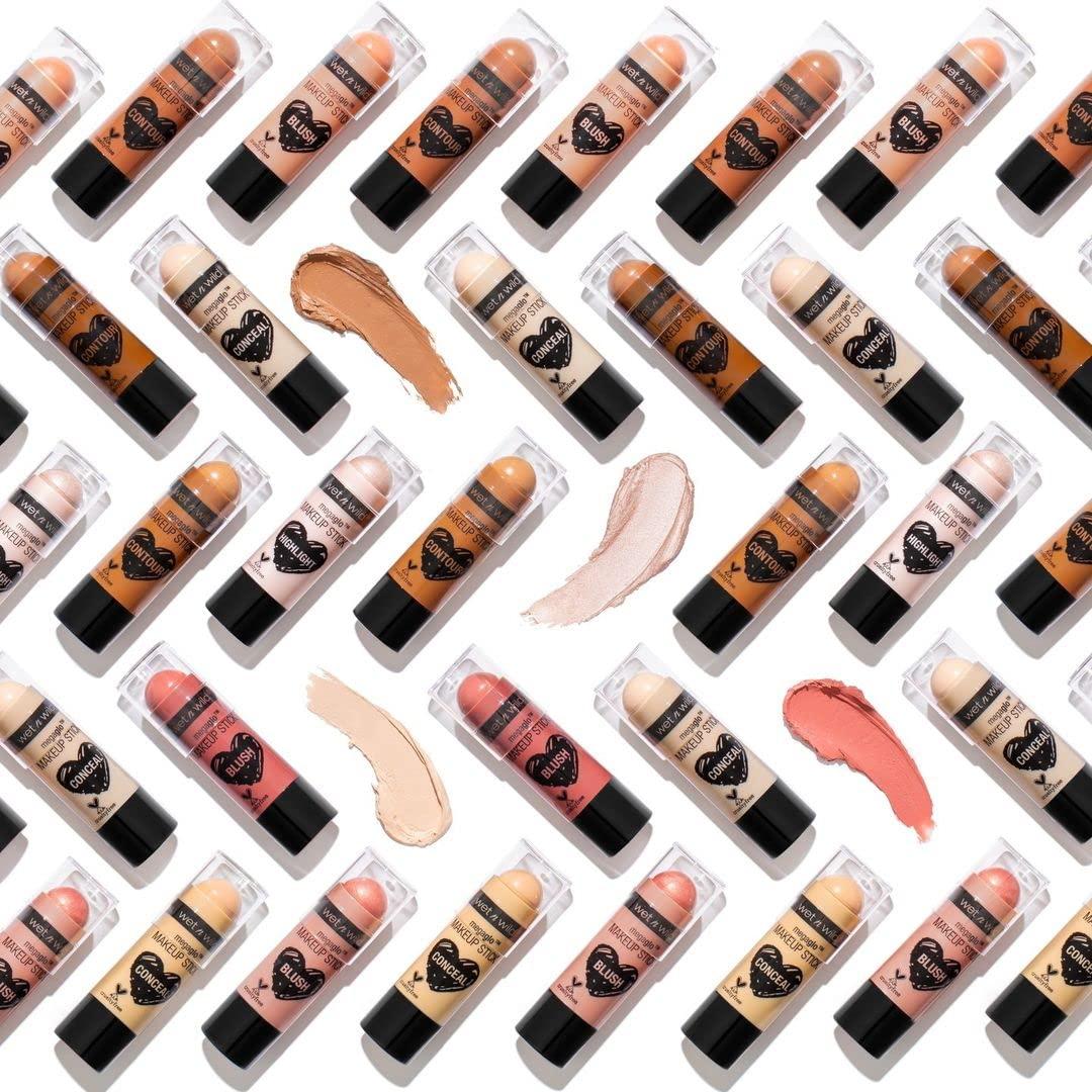 wet n wild MegaGlo Makeup Stick, Buildable Color, Versatile Use, Cruelty-Free & Vegan – Where’s Walnut(Hustle & Glow)