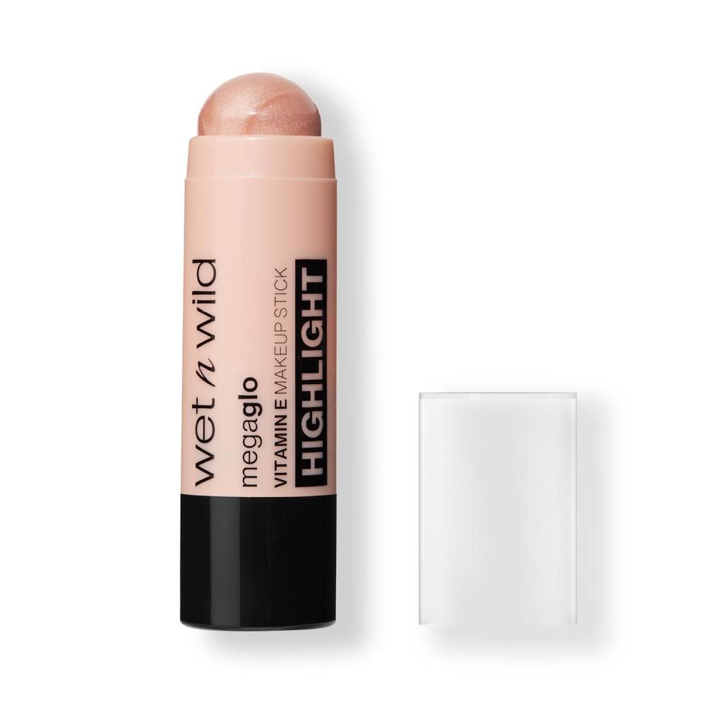 wet n wild MegaGlo Makeup Stick, Buildable Color, Versatile Use, Cruelty-Free & Vegan – Where’s Walnut(Glitzed Spell)