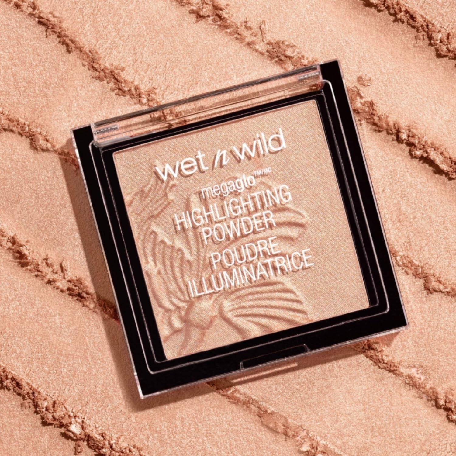 wet n wild MegaGlo Highlighting Powder Warm Gold Golden Flower Crown(Blossom Glow)