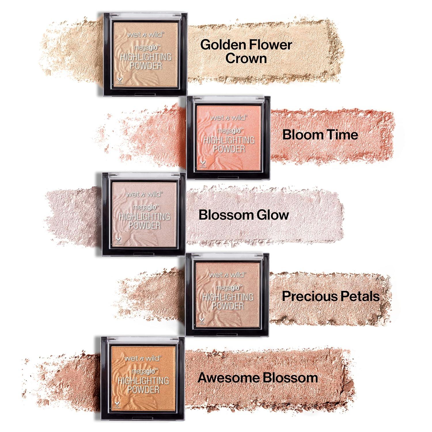 wet n wild MegaGlo Highlighting Powder Warm Gold Golden Flower Crown(Blossom Glow)