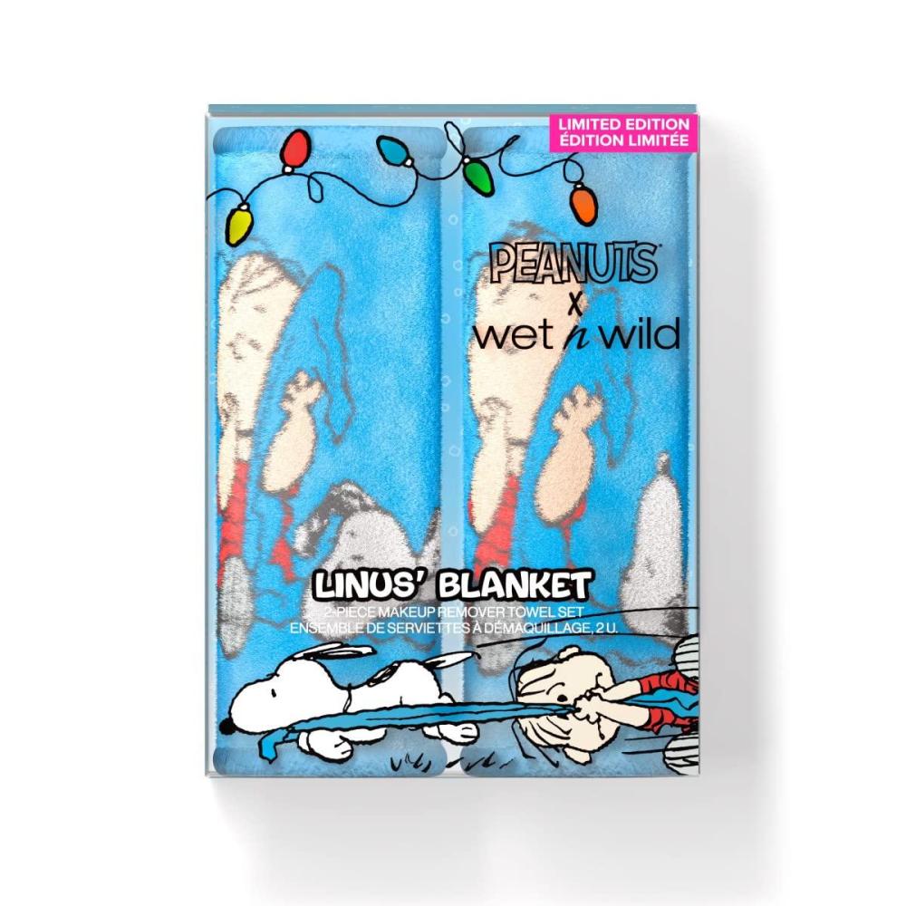 wet n wild Peanut Collection Linus’ Blanket 2-Piece Makeup Remover Towel Set