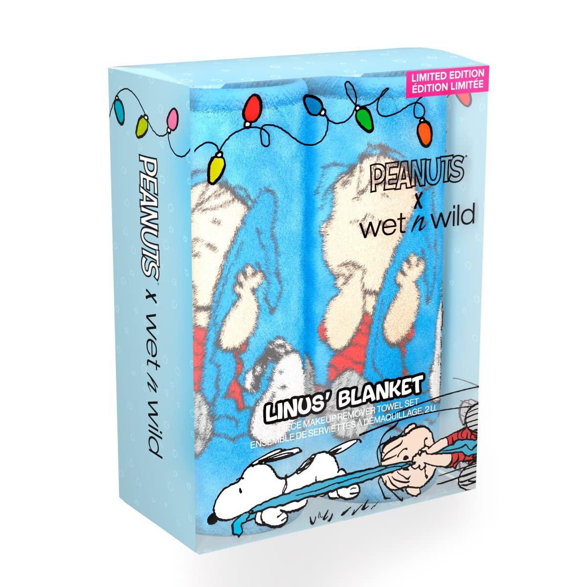 wet n wild Peanut Collection Linus’ Blanket 2-Piece Makeup Remover Towel Set