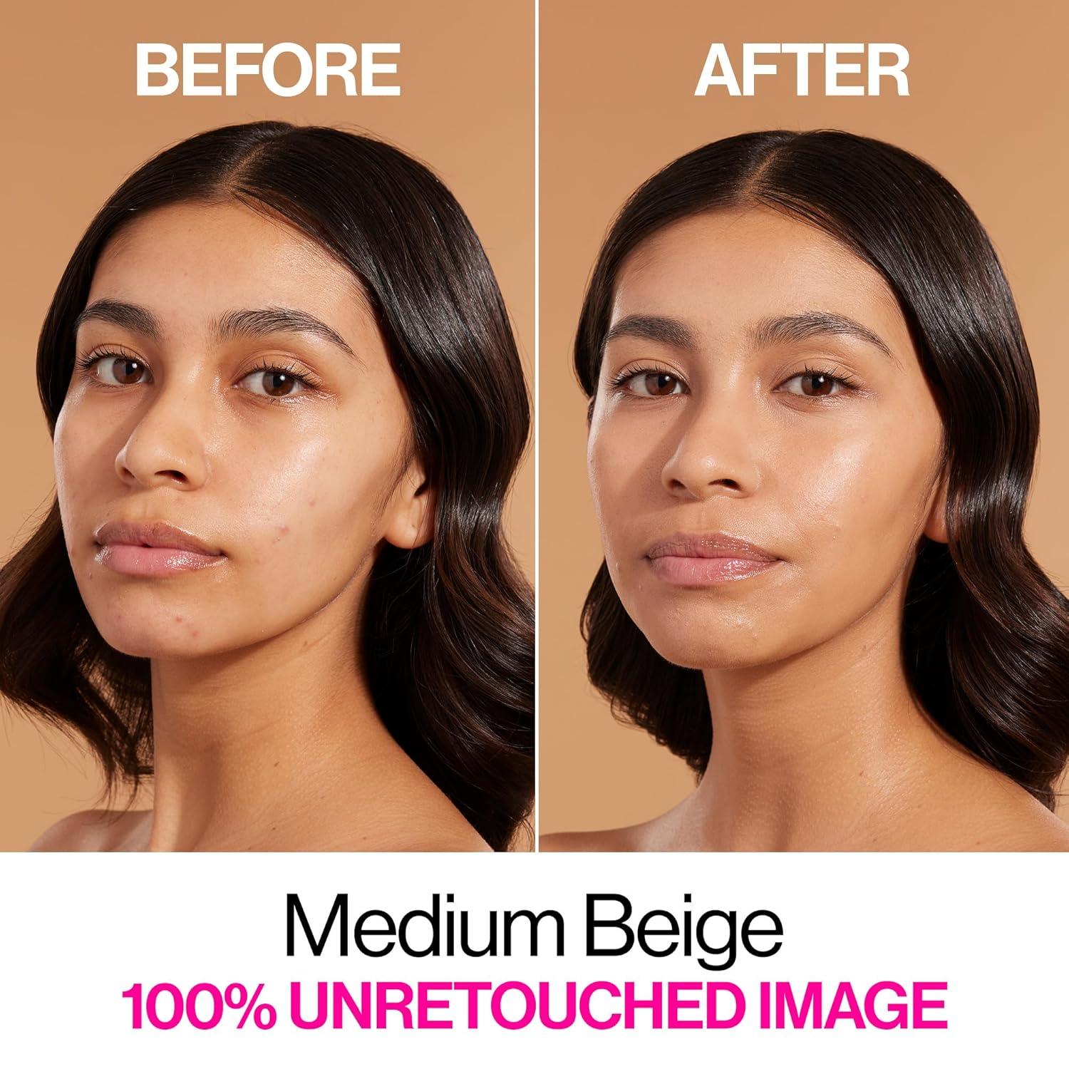 wet n wild Bare Focus Skin Tint, 5% Niacinamide Enriched, Buildable Sheer Lightweight Coverage, Natural Radiant Finish, Hyaluronic & Vitamin Hydration Boost, Cruelty-Free & Vegan – Fair Beige(Medium Beige)