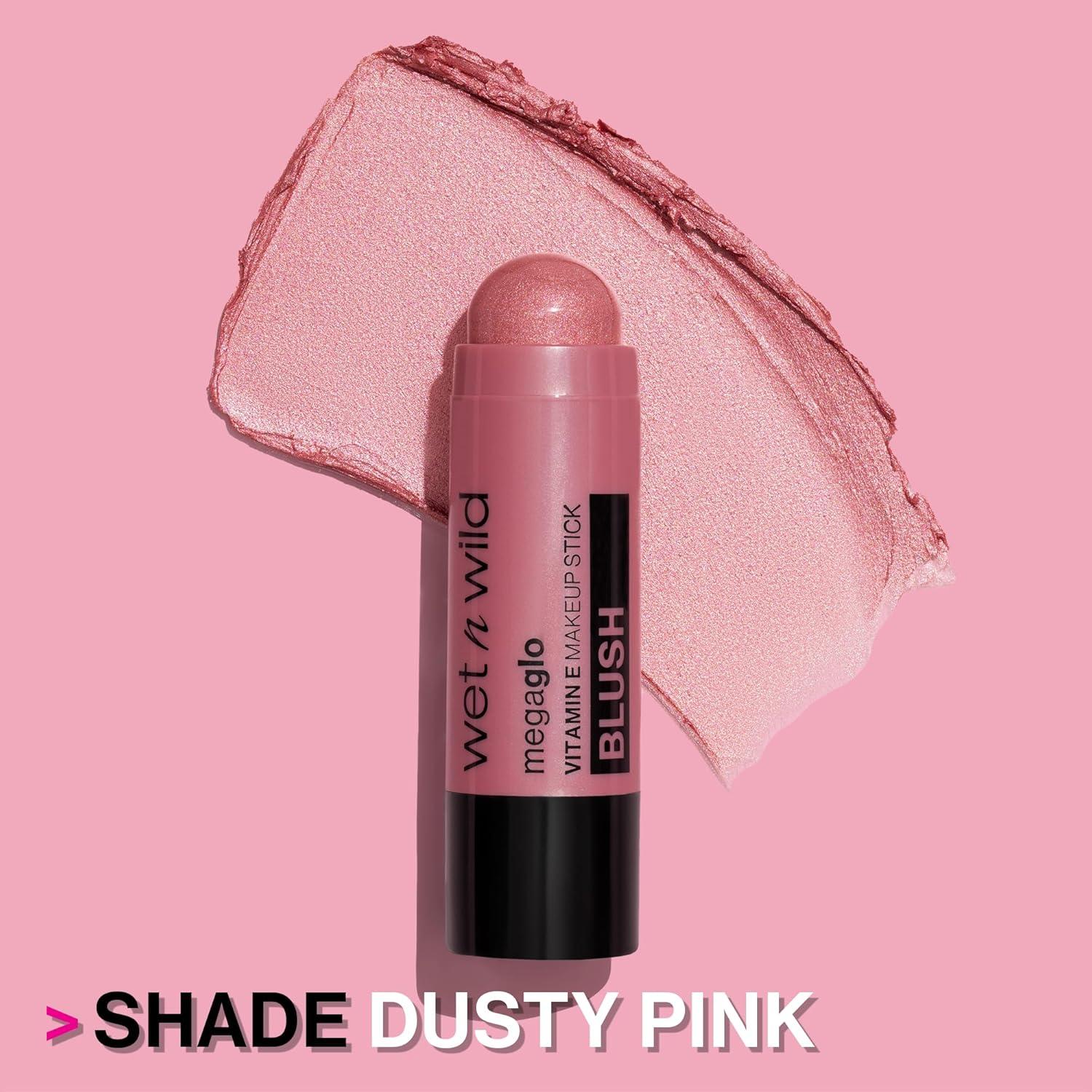 wet n wild MegaGlo Makeup Stick, Buildable Color, Versatile Use, Cruelty-Free & Vegan – Where’s Walnut(Dusty Pink)
