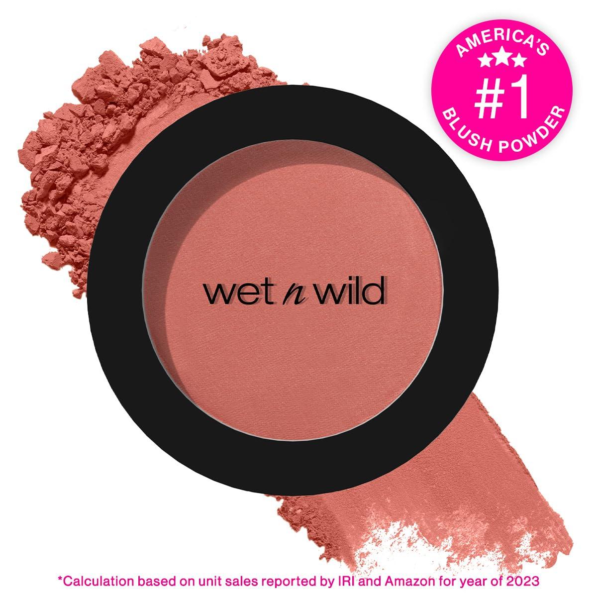 wet n wild Color Icon Blush, Effortless Matte Natural Sheer Glow & Seamless Blend, Luxuriously Infused Smooth Jojoba Oil, Cruelty-Free & Vegan – Pinch Me Pink(Blush Bed Of Roses)
