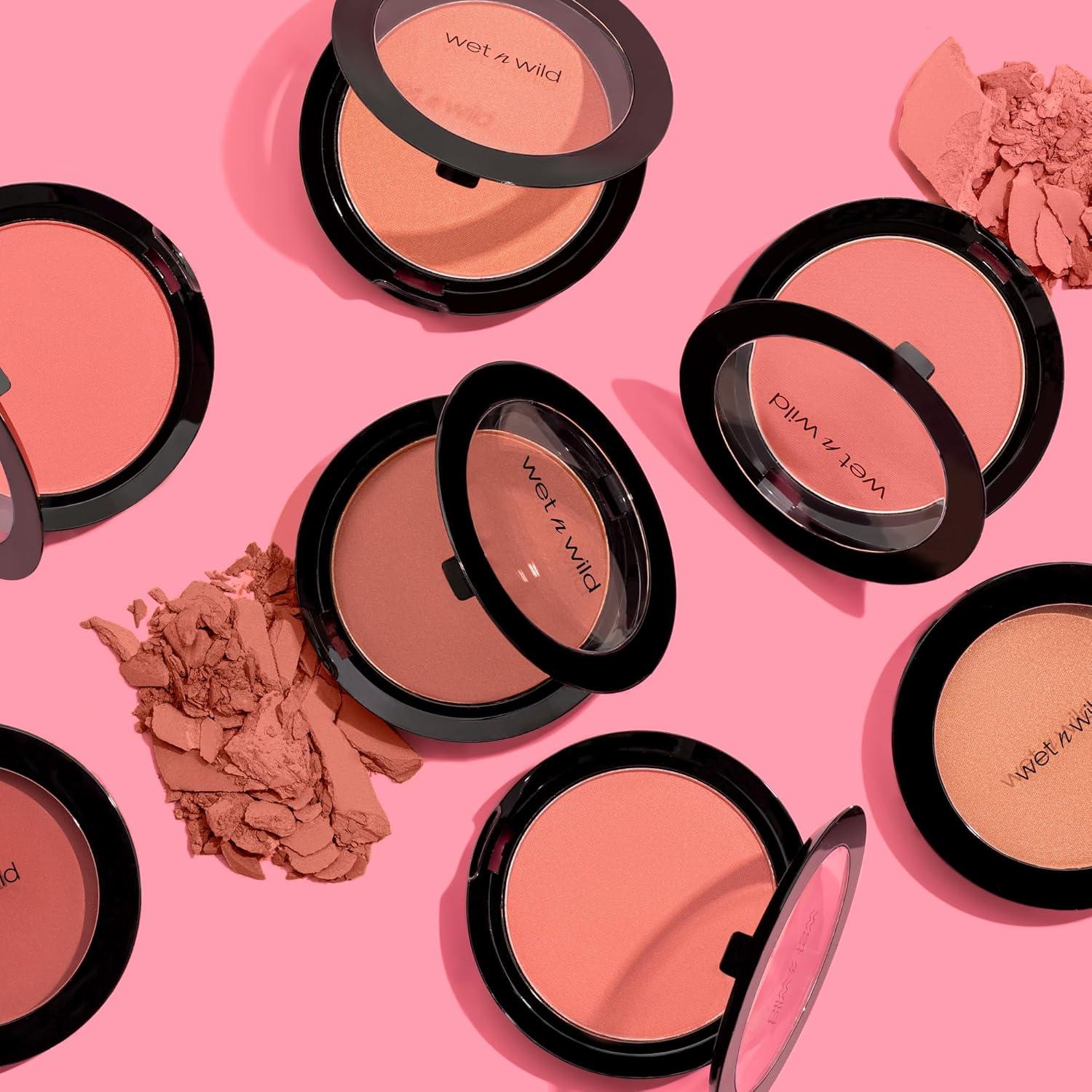 wet n wild Color Icon Blush, Effortless Matte Natural Sheer Glow & Seamless Blend, Luxuriously Infused Smooth Jojoba Oil, Cruelty-Free & Vegan – Pinch Me Pink(Blush Bed Of Roses)