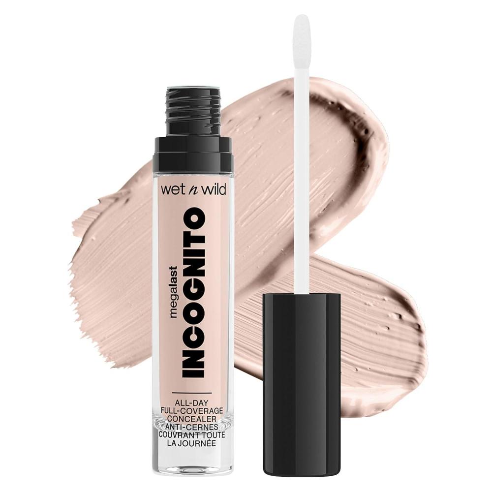 wet n wild Mega Last Incognito All-Day Full Coverage Liquid Matte Concealer Deep Sand, (1114055) (Pack of 2)(Light Beige)