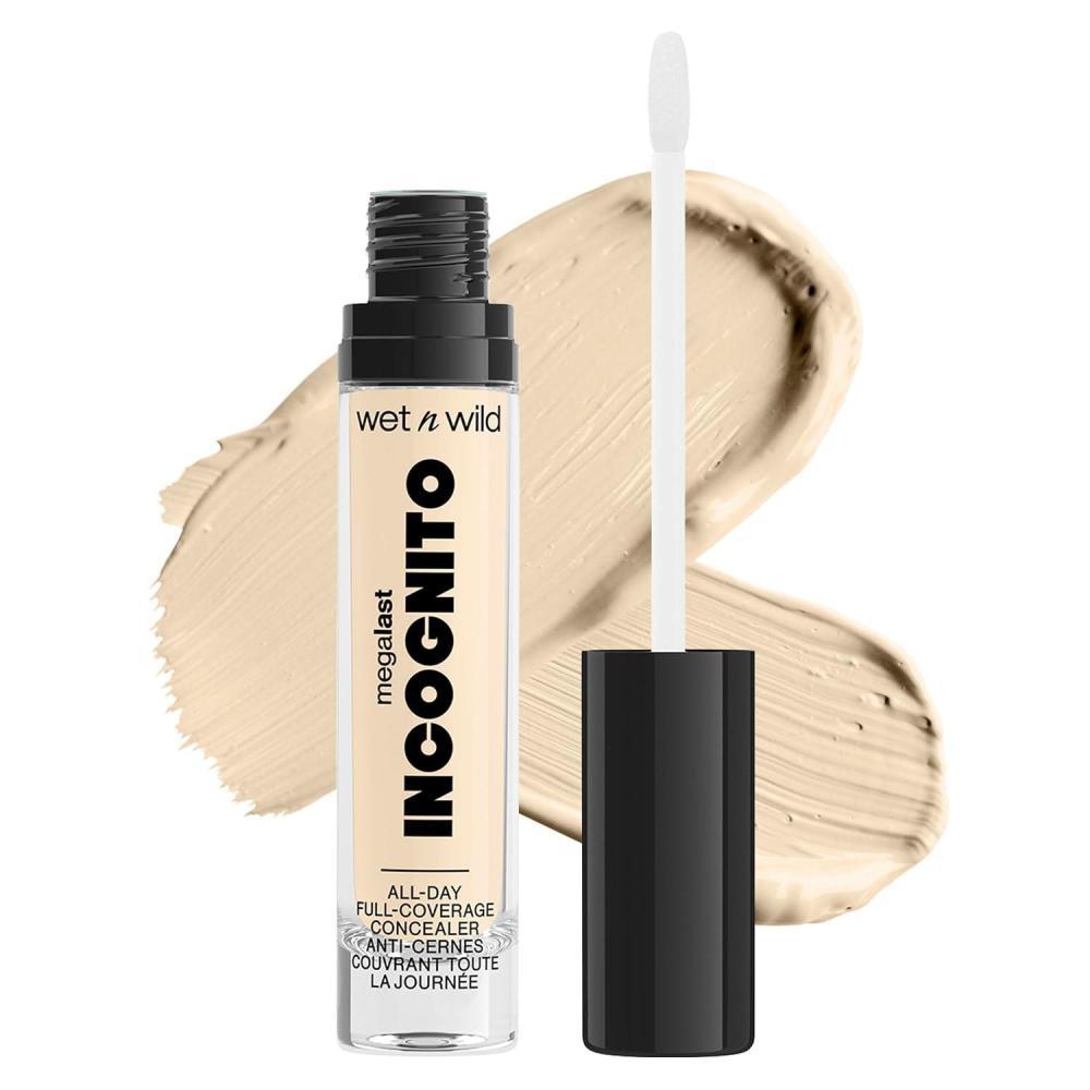 wet n wild Mega Last Incognito All-Day Full Coverage Liquid Matte Concealer Deep Sand, (1114055) (Pack of 2)(Fair)