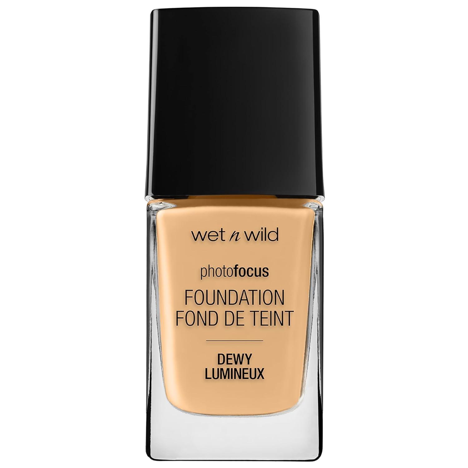 wet n wild Photo Focus Dewy Liquid Foundation Makeup, Soft Beige (Packaging May vary)(Buff Bisque)