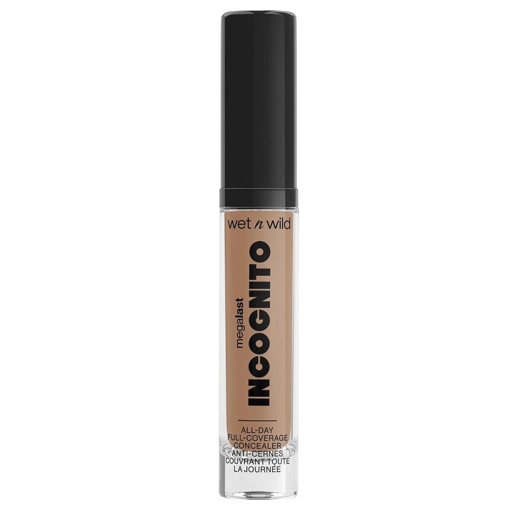 wet n wild Mega Last Incognito All-Day Full Coverage Liquid Matte Concealer Deep Sand, (1114055) (Pack of 2)(Light Medium)