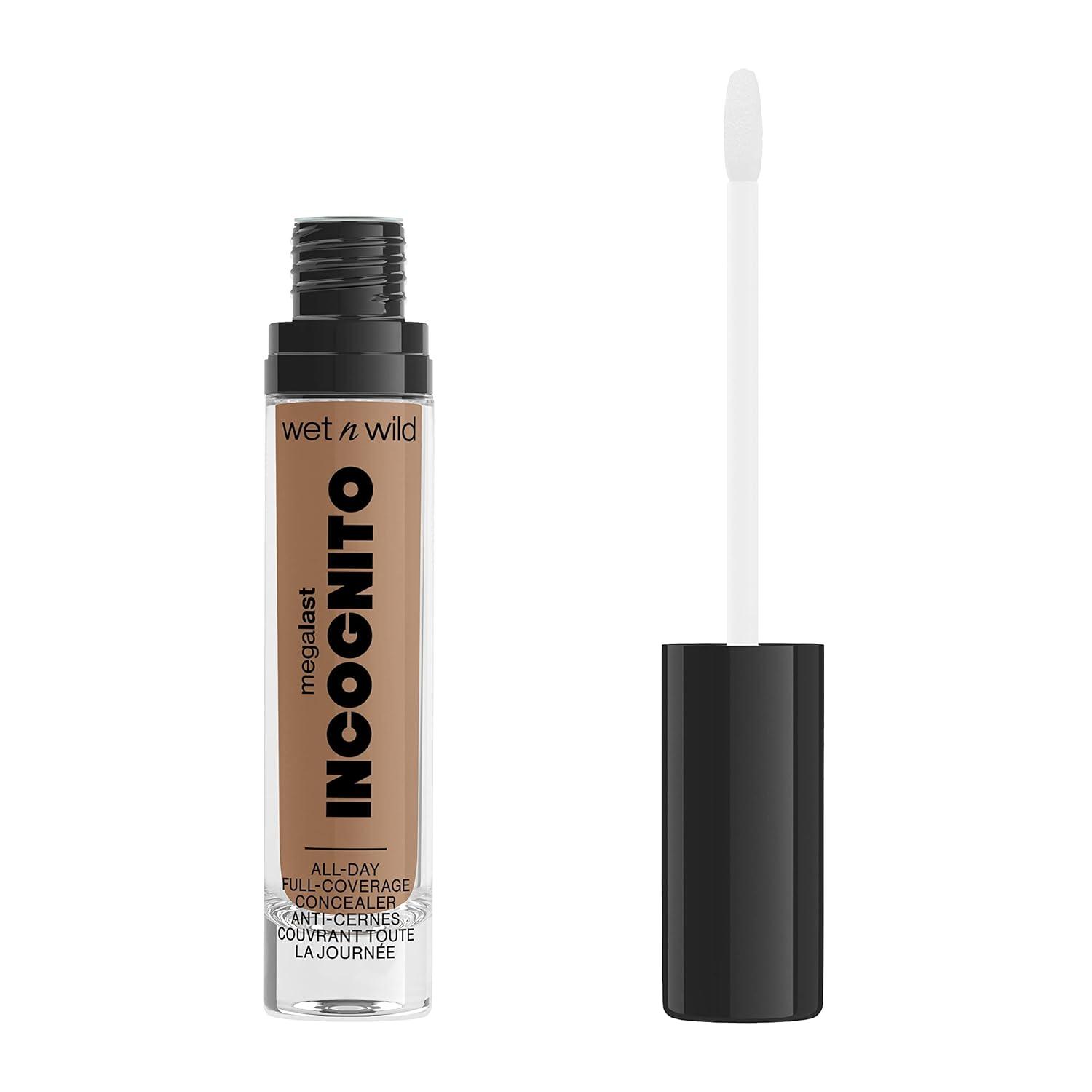 wet n wild Mega Last Incognito All-Day Full Coverage Liquid Matte Concealer Deep Sand, (1114055) (Pack of 2)(Light Medium)