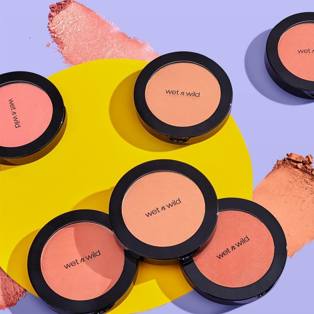 wet n wild Color Icon Blush, Effortless Matte Natural Sheer Glow & Seamless Blend, Luxuriously Infused Smooth Jojoba Oil, Cruelty-Free & Vegan – Pinch Me Pink(Pearlescent Pink)