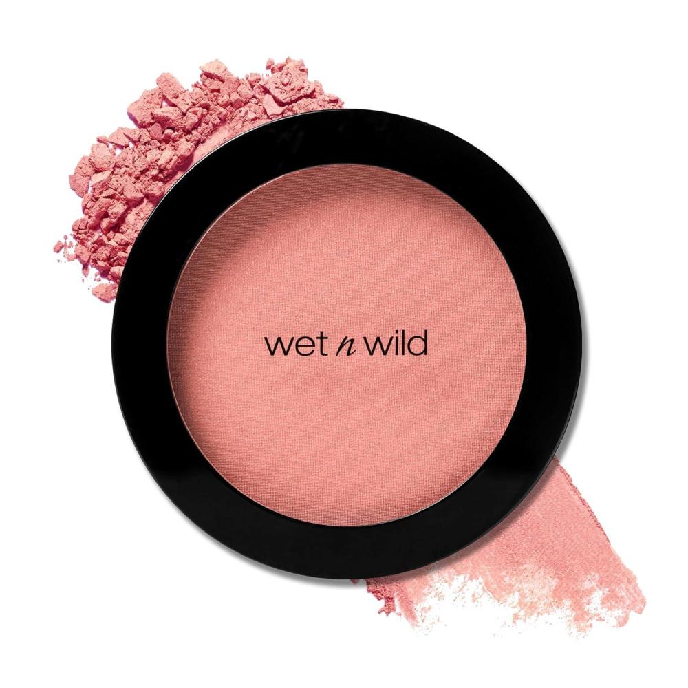wet n wild Color Icon Blush, Effortless Matte Natural Sheer Glow & Seamless Blend, Luxuriously Infused Smooth Jojoba Oil, Cruelty-Free & Vegan – Pinch Me Pink(Pinch Me Pink)
