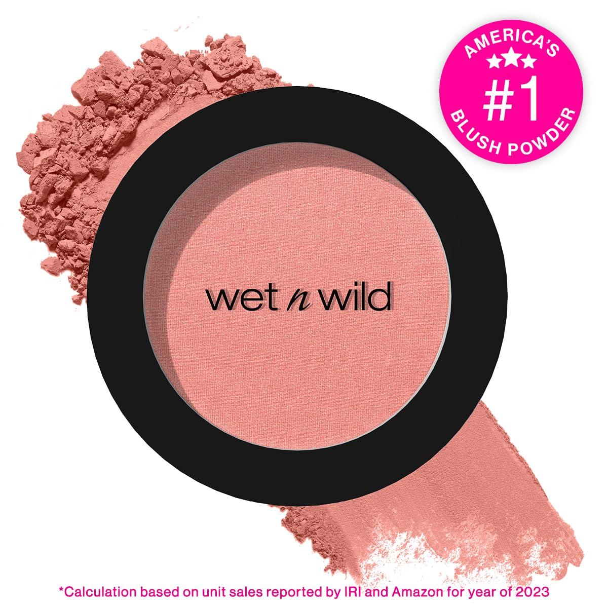 wet n wild Color Icon Blush, Effortless Matte Natural Sheer Glow & Seamless Blend, Luxuriously Infused Smooth Jojoba Oil, Cruelty-Free & Vegan – Pinch Me Pink(Pinch Me Pink)