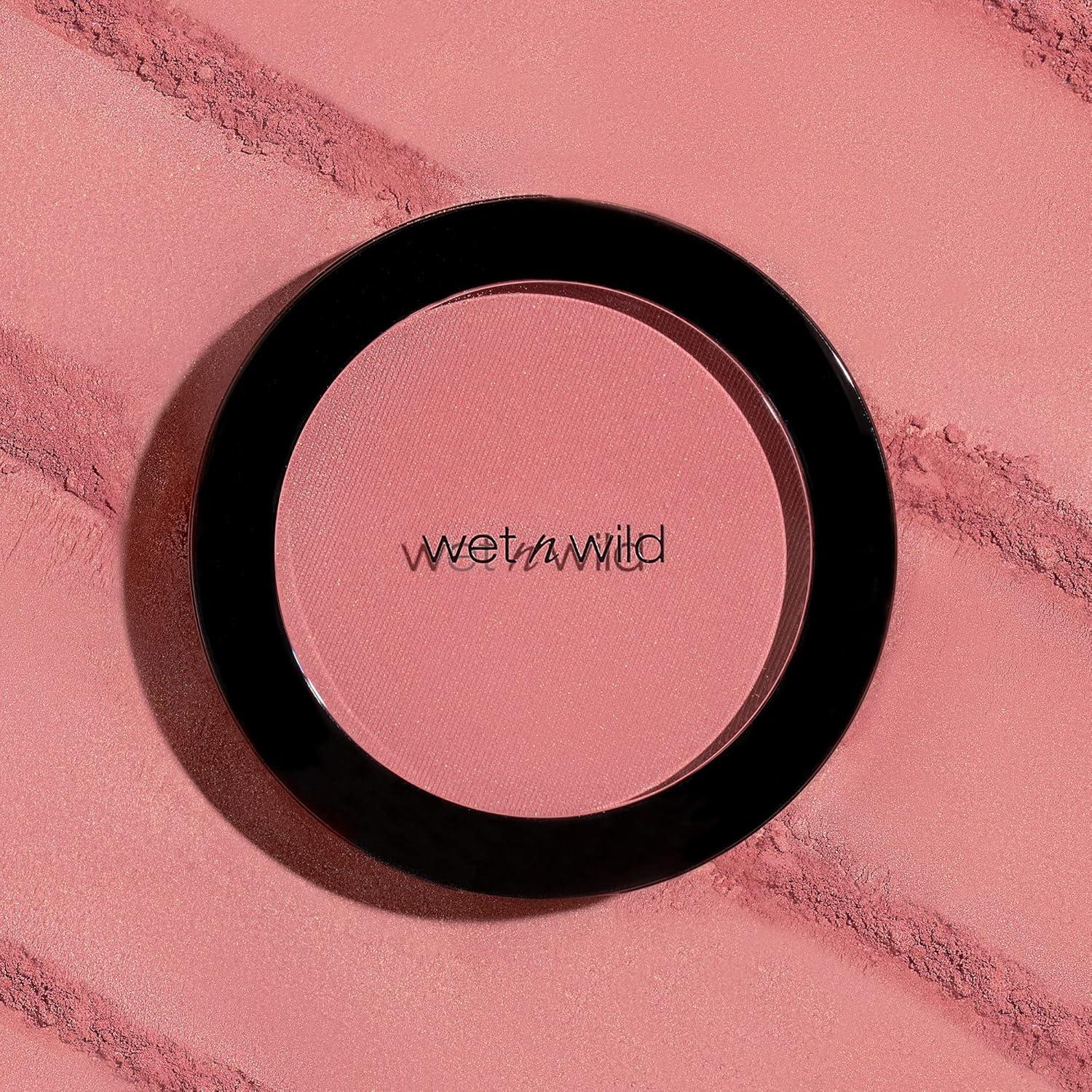 wet n wild Color Icon Blush, Effortless Matte Natural Sheer Glow & Seamless Blend, Luxuriously Infused Smooth Jojoba Oil, Cruelty-Free & Vegan – Pinch Me Pink(Pinch Me Pink)