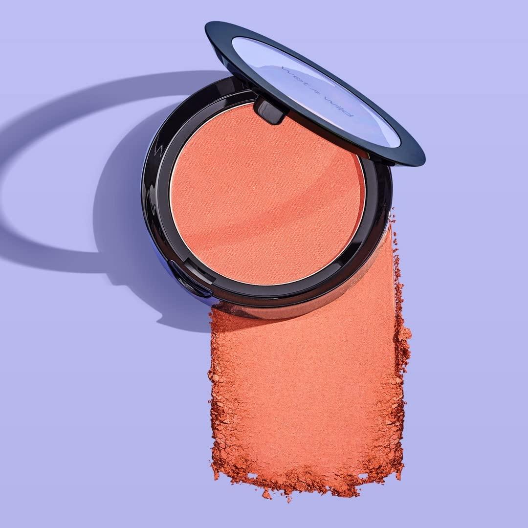 wet n wild Color Icon Blush, Effortless Matte Natural Sheer Glow & Seamless Blend, Luxuriously Infused Smooth Jojoba Oil, Cruelty-Free & Vegan – Pinch Me Pink(Pearlescent Pink(Packaged))