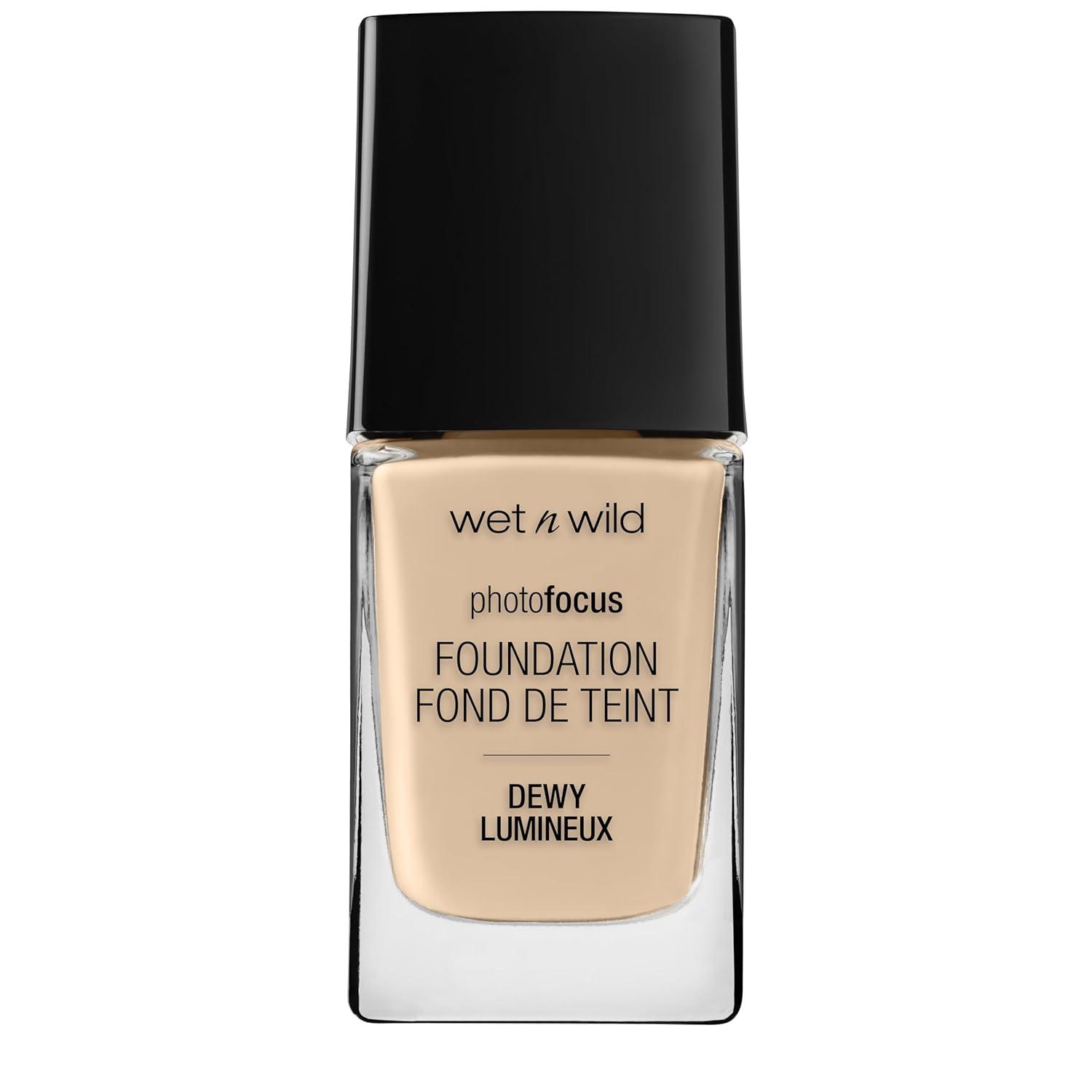 wet n wild Photo Focus Dewy Liquid Foundation Makeup, Soft Beige (Packaging May vary)(Porcelain)