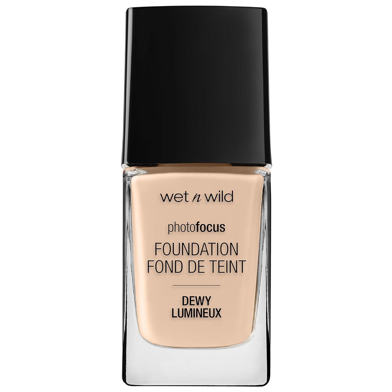 wet n wild Photo Focus Dewy Liquid Foundation Makeup, Soft Beige (Packaging May vary)(Soft Ivory)