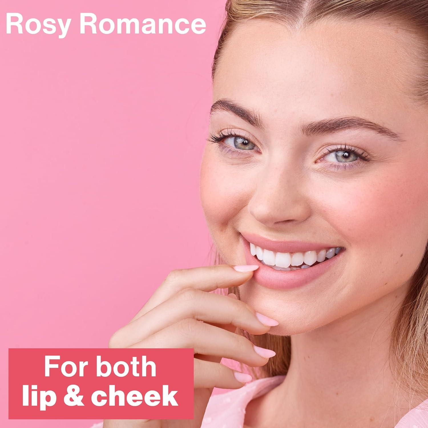 wet n wild Mega Glo Lip & Cheek Color, Creamy Coral Stain, Buildable Multi-Use Soft Matte Finish, Vegan & Cruelty-Free – Coral Dream(Rosy Romance)