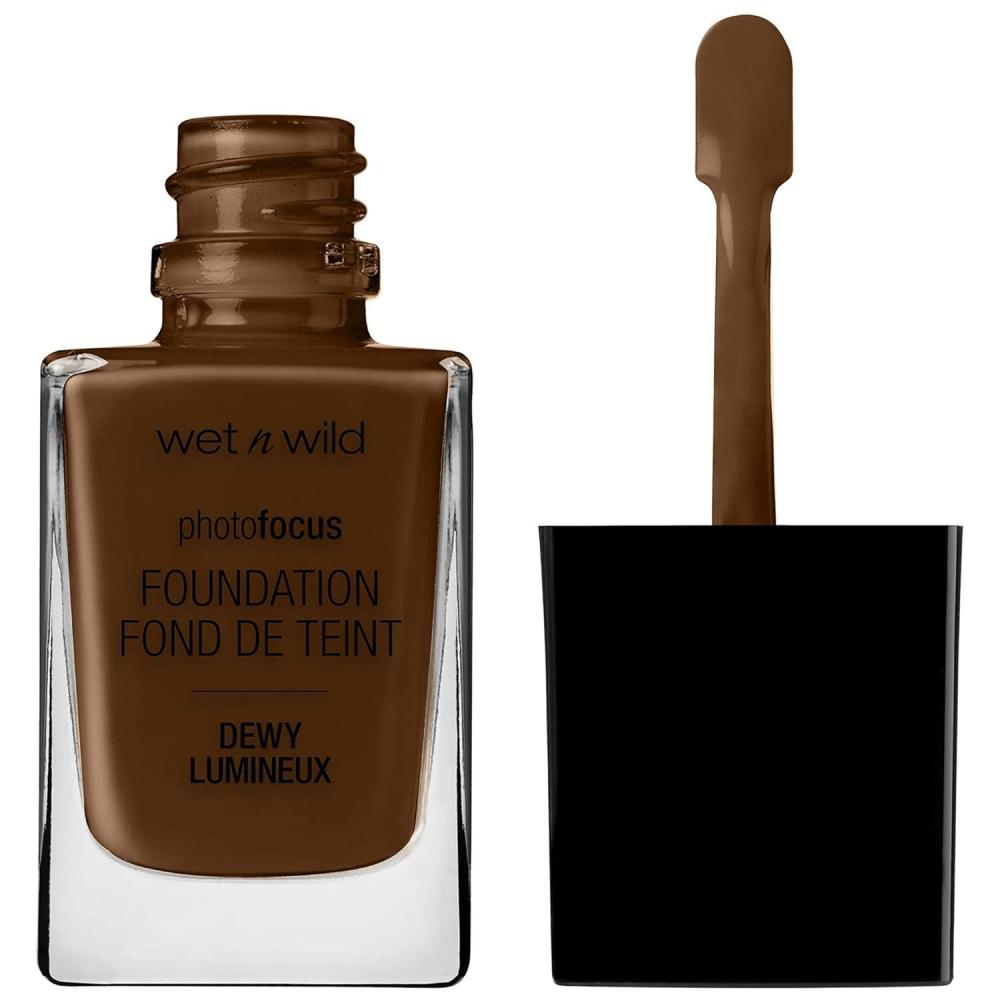 wet n wild Photo Focus Matte Liquid Foundation Golden Beige, Vegan & Cruelty-Free(Walnut)