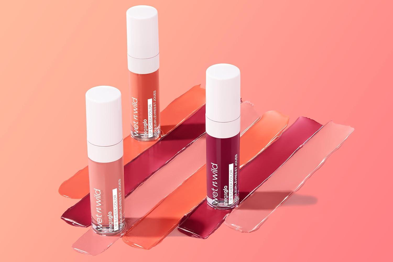 wet n wild Mega Glo Lip & Cheek Color, Creamy Coral Stain, Buildable Multi-Use Soft Matte Finish, Vegan & Cruelty-Free – Coral Dream(Coral Dream)
