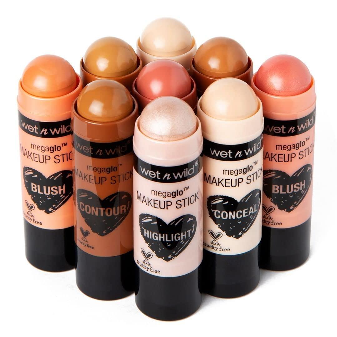 wet n wild MegaGlo Makeup Stick, Buildable Color, Versatile Use, Cruelty-Free & Vegan – Where’s Walnut(Oak’s On You)