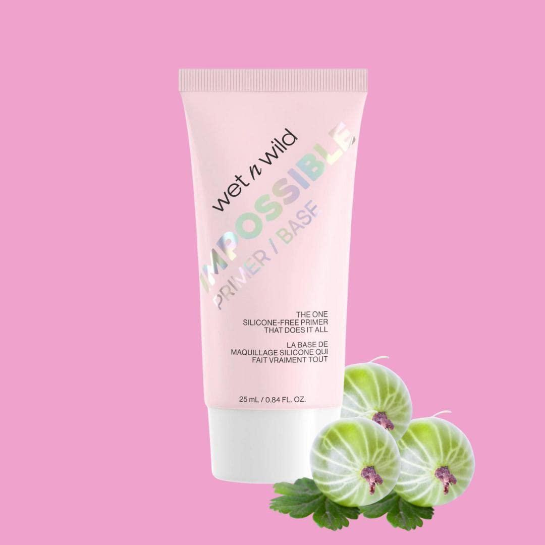 wet n wild Impossible Primer Stick, Enriched with Gooseberry & Jeju Blossom for a Brightening Durable Makeup Base, Vegan & Cruelty-Free(Clear)