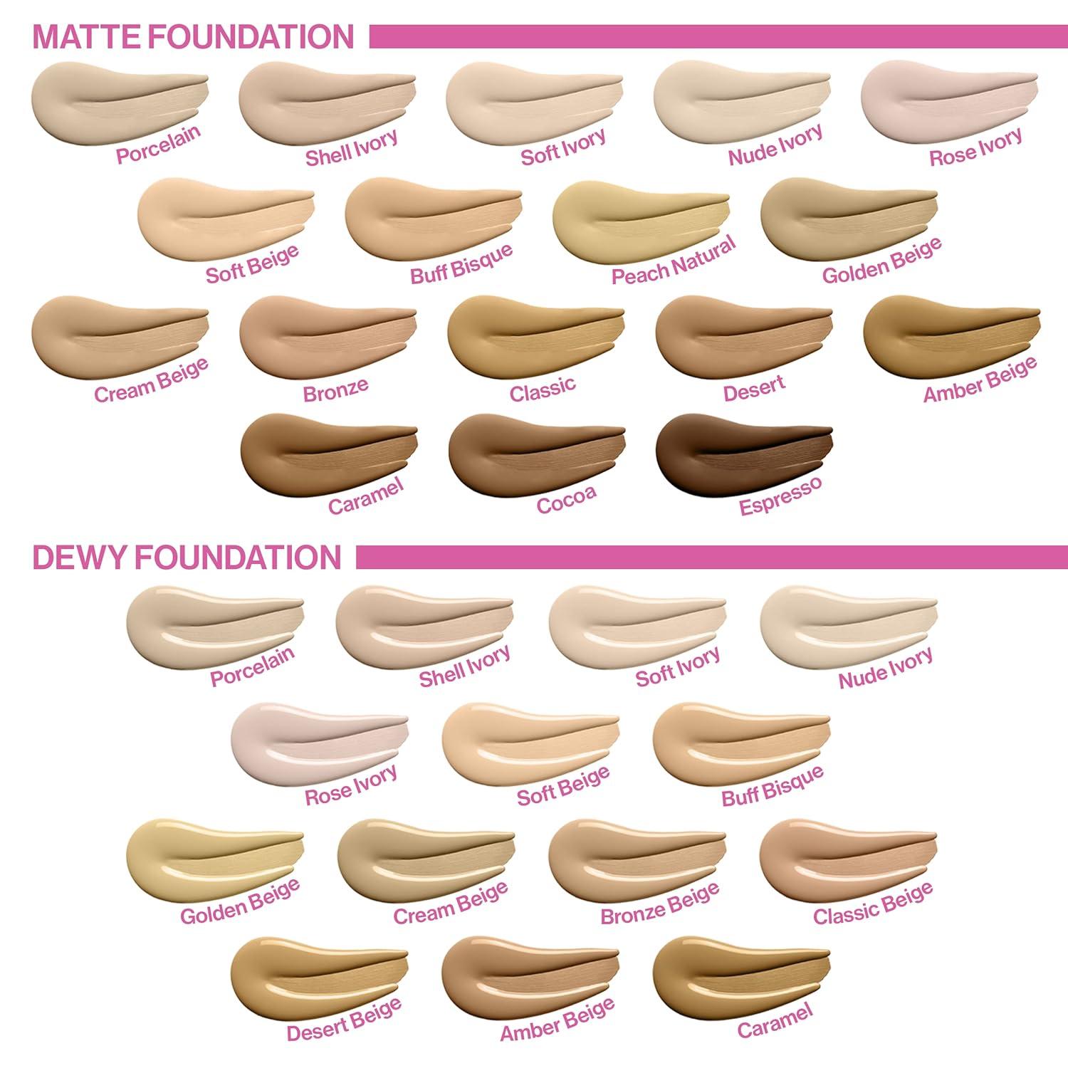 wet n wild Photo Focus Dewy Liquid Foundation Makeup, Soft Beige (Packaging May vary)(Shell Ivory)
