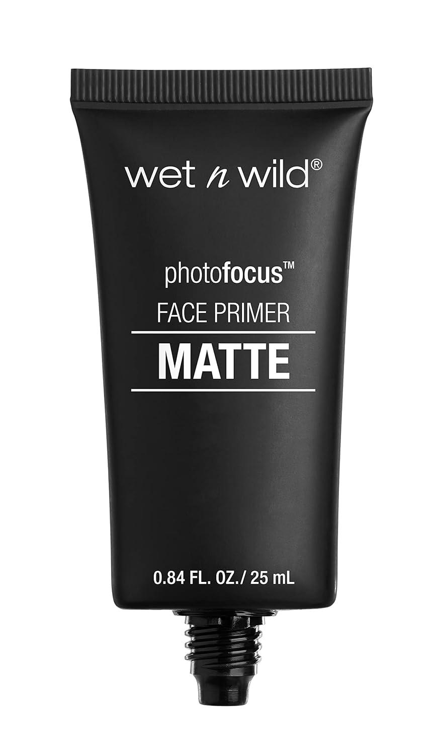 wet n wild Face Primer Photo Focus Matte Face Primer Clear, Perfect Prep & Matte Finish, Extends Makeup Wear, Weightless Hydration with Aloe Vera & Vitamin E, Cruelty-Free – Partners in Prime(Matte)